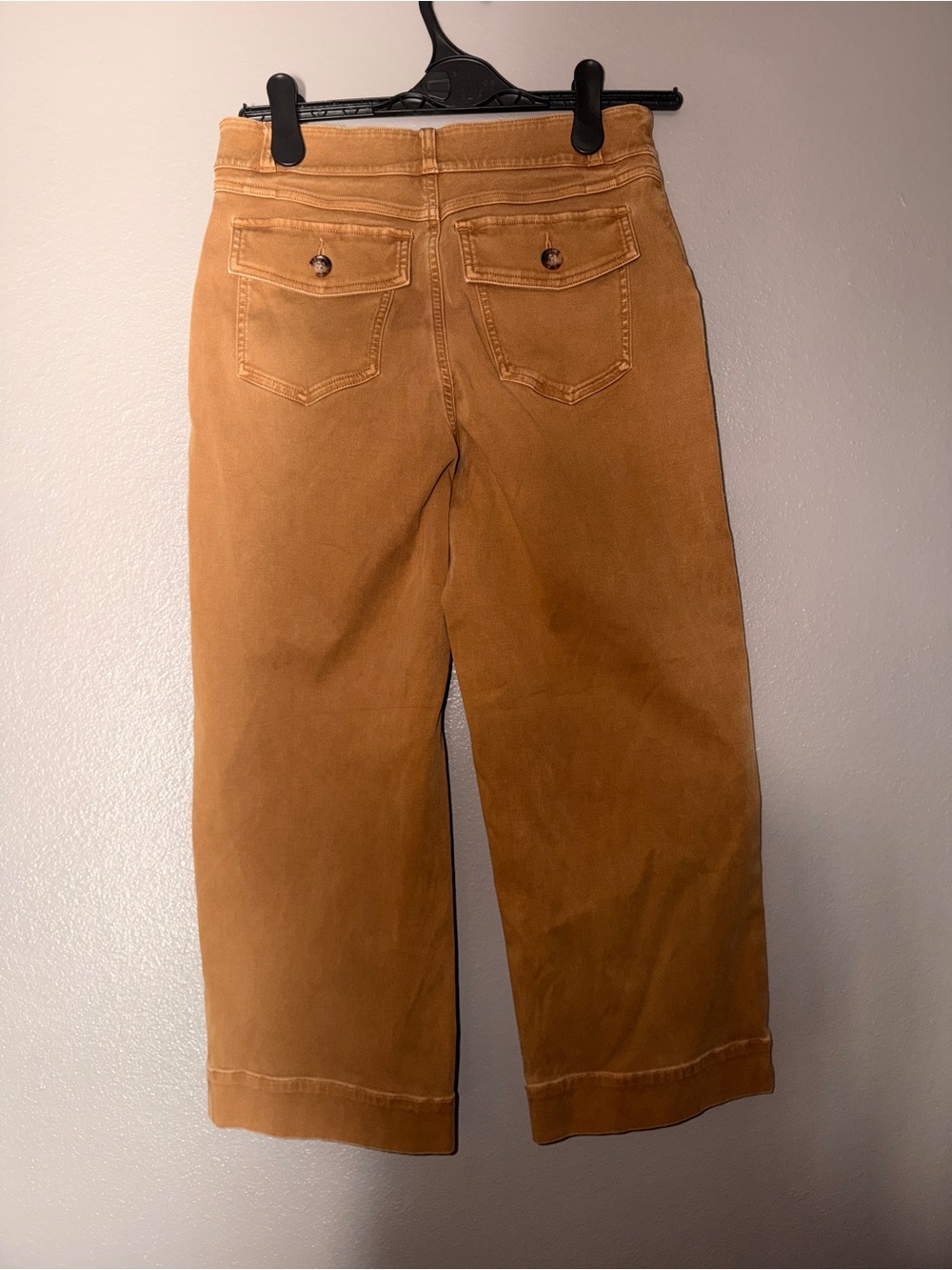 SPANX Women's Ankle & Cropped Wide-Leg Pants in Cinnamon Brown - Picture 3 of 5